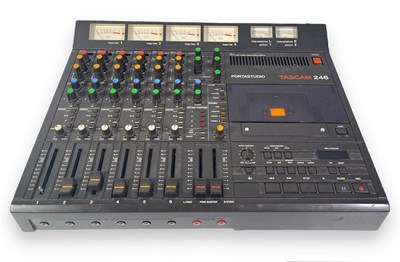Lot 10 - VINTAGE 4-TRACK TASCAM PORTASTUDIO 246 MIXER.