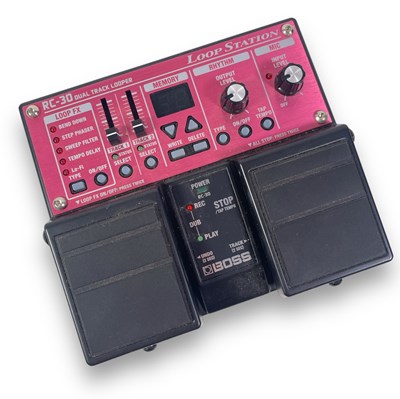 Lot 11 - BOSS RC-30 LOOP STATION DUAL TRACK LOOPER PEDAL.