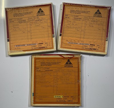 Lot 520 - ROXY MUSIC - ORIGINAL STUDIO 1/4" RECORDING TAPES.