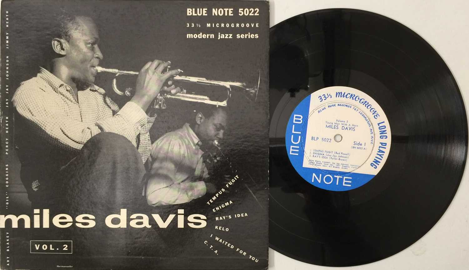 Lot 129 - MILES DAVIS - VOL. 2 LP (ORIGINAL US COPY - BLUE NOTE BLP 5022)