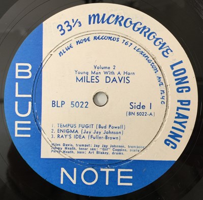 Lot 129 - MILES DAVIS - VOL. 2 LP (ORIGINAL US COPY - BLUE NOTE BLP 5022)
