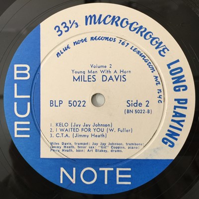 Lot 129 - MILES DAVIS - VOL. 2 LP (ORIGINAL US COPY - BLUE NOTE BLP 5022)