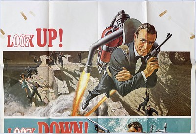 Lot 114 - JAMES BOND - THUNDERBALL (1965) - A US THREE SHEET POSTER.