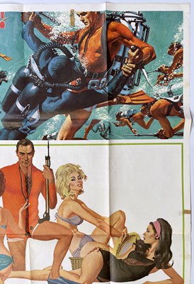 Lot 114 - JAMES BOND - THUNDERBALL (1965) - A US THREE SHEET POSTER.