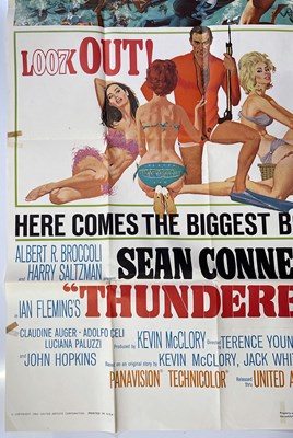 Lot 114 - JAMES BOND - THUNDERBALL (1965) - A US THREE SHEET POSTER.