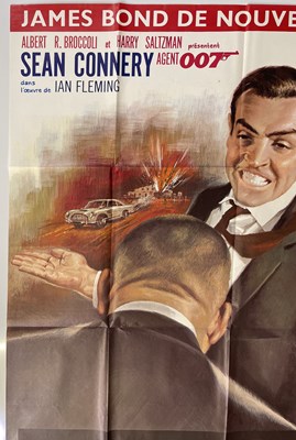 Lot 102 - JAMES BOND - GOLDFINGER (1964) - FRENCH GRANDE REISSUE POSTER.