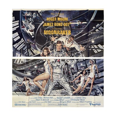Lot 248 - JAMES BOND - MOONRAKER (1979) - US SIX SHEET POSTER.