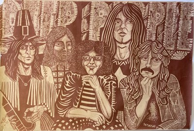 Lot 87 - DEEP PURPLE - 1971 POSTER