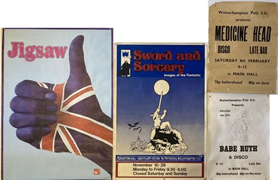Lot 57 - 1970S POSTERS - MEDICINE HEAD/JIGSAW/WISHBONE ASH ETC