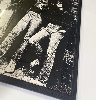 Lot 17 - THE RAMONES - ORIGINAL SIRE ROCKET TO RUSSIA PROMOTIONAL POSTER.