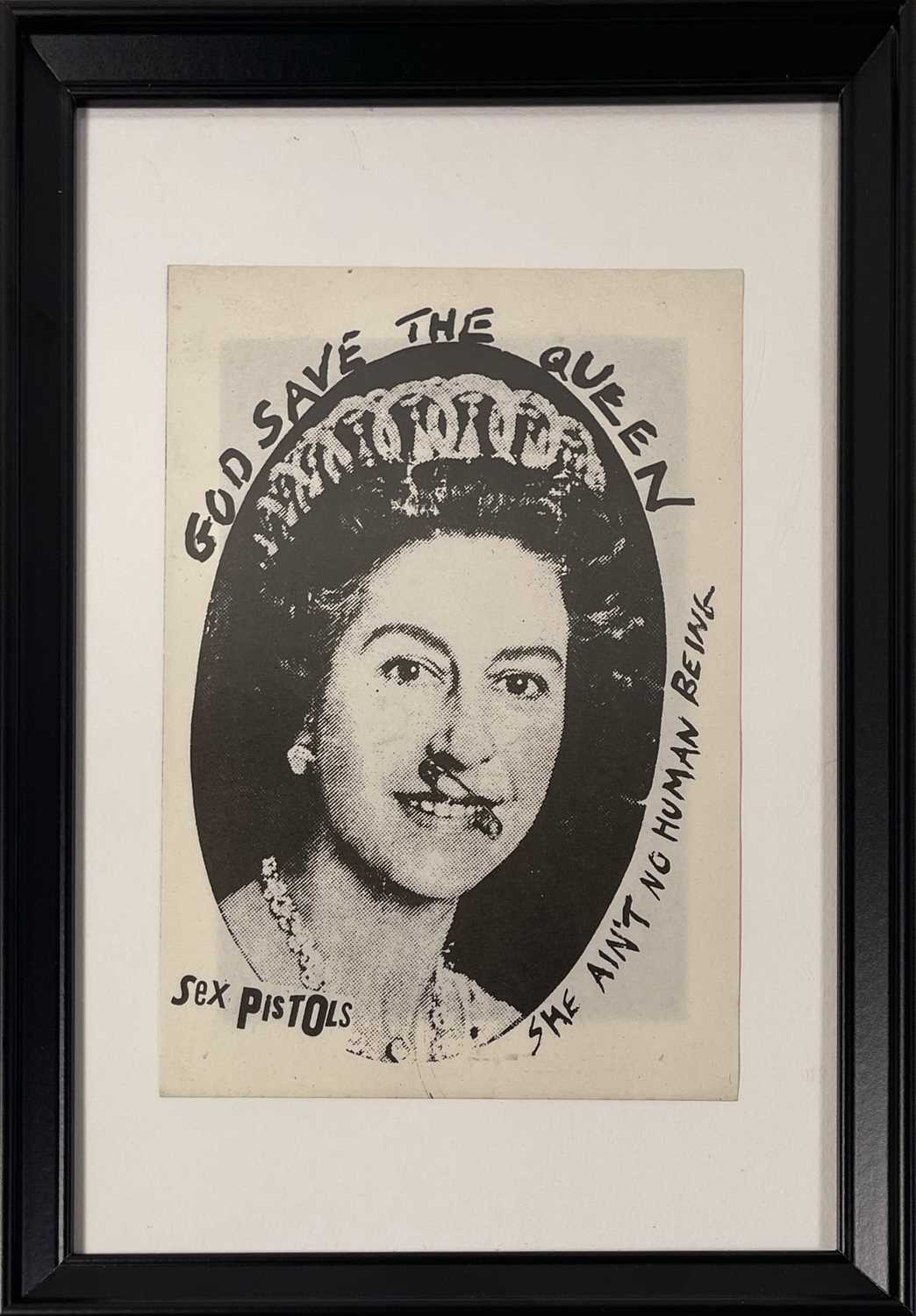 Lot 68 - SEX PISTOLS GOD SAVE THE QUEEN ORIGINAL FLYER.