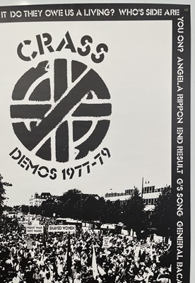 Lot 33 - CRASS - DEMOS 1977-79 POSTER.