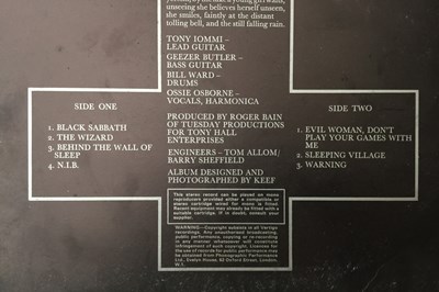 Lot 676 - MAIDEN/SABBATH/LED ZEP - LP/12" COLLECTION