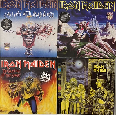 Lot 676 - MAIDEN/SABBATH/LED ZEP - LP/12" COLLECTION