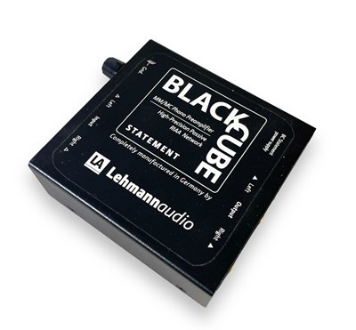 Lot 23 - LEHMANN AUDIO BLACK CUBE STATEMENT MM/MC PHONO PREAMPLIFIER