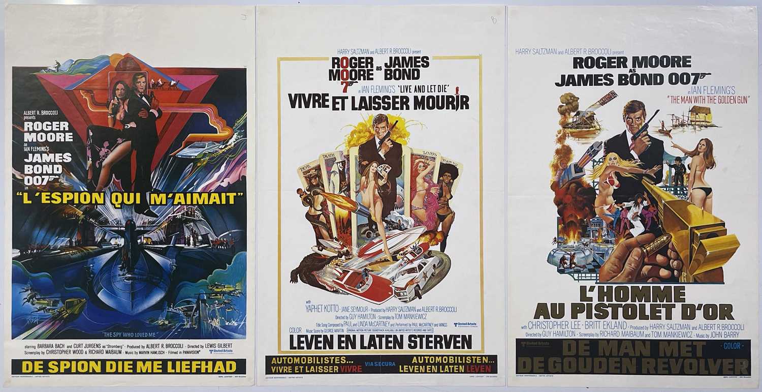 Lot 33 - JAMES BOND - BELGIAN FILM POSTERS.