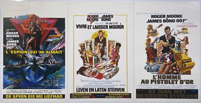 Lot 33 - JAMES BOND - BELGIAN FILM POSTERS.