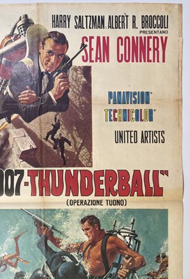 Lot 116 - JAMES BOND - THUNDERBALL (1965) - ORIGINAL ITALIAN FOUR SHEET POSTER.