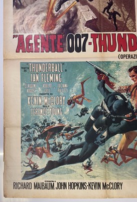 Lot 116 - JAMES BOND - THUNDERBALL (1965) - ORIGINAL ITALIAN FOUR SHEET POSTER.
