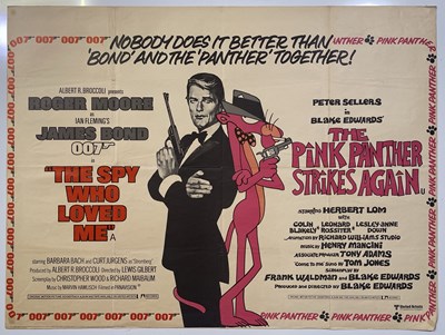 Lot 228 - JAMES BOND / PINK PANTHER- SPY WHO LOVED ME (1977) QUAD.
