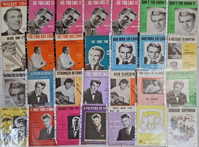 Lot 50 - SHEET MUSIC ARCHIVE - INC BILLY FURY ORIGINALS / BOB DYLAN ETC.