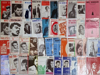 Lot 51 - SHEET MUSIC ARCHIVE - LARGE COLLECTION ROCK AND POP.