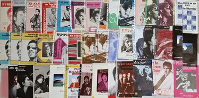 Lot 51 - SHEET MUSIC ARCHIVE - LARGE COLLECTION ROCK AND POP.