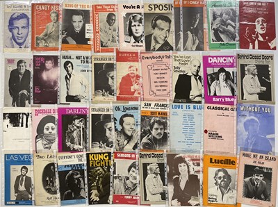 Lot 53 - SHEET MUSIC ARCHIVE - 400+ INC ELVIS.