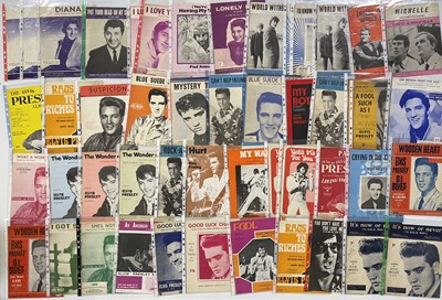 Lot 53 - SHEET MUSIC ARCHIVE - 400+ INC ELVIS.