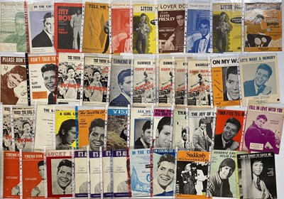 Lot 53 - SHEET MUSIC ARCHIVE - 400+ INC ELVIS.