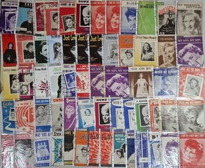 Lot 54 - SHEET MUSIC ARCHIVE - POP / ROCK  ETC - 500+.