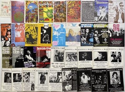 Lot 97 - PSYCH MUSIC MAGAZINES - INC BUCKETFULL OF BRAINS - SOME MAGAZINES FLEXIS/7".