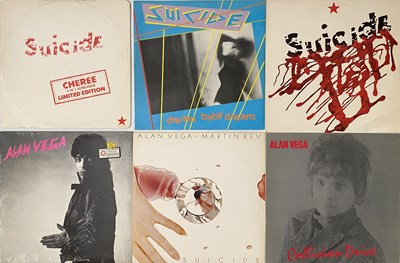 Lot 741 - SUICIDE AND RELATED - LP /12" PACK