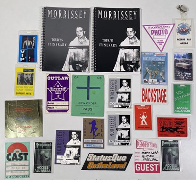 Lot 62 - CONCERT EPHEMERA - STAGE PASSES INC NEW ORDER/MORRISSEY.