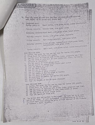 Lot 63 - CONCERT EPHEMERA - ABBA INTEREST - A SIGNED CONTRACT / 1979 STAGE PASSES.