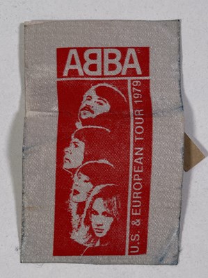 Lot 63 - CONCERT EPHEMERA - ABBA INTEREST - A SIGNED CONTRACT / 1979 STAGE PASSES.