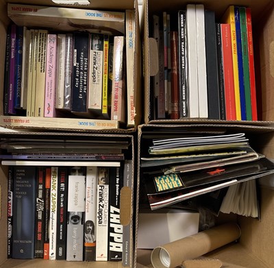 Lot 67 - FRANK ZAPPA - BOOK COLLECTION AND MEMORABILIA.