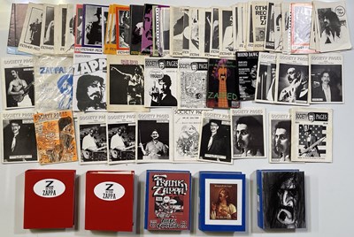 Lot 68 - FRANK ZAPPA - EXTENSIVE FANZINE COLLECTION.