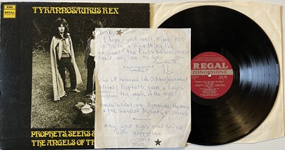 Lot 199 - HANDWRITTEN MARC BOLAN LETTER PLUS...