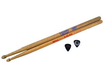 Lot 69 - IRON MAIDEN INTEREST - NICKO MCBRAIN USED DRUM STICK.