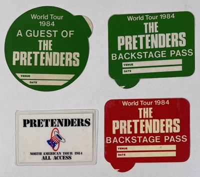 Lot 72 - THE PRETENDERS - AAA / VIP PASSES.