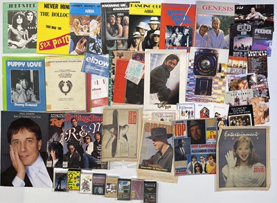 Lot 73 - ASSORTED MUSIC MEMORABILIA INC SHEET MUSIC / MAGAZINES / POSTERS.