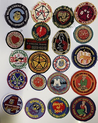 Lot 78D - NORTHERN SOUL INTEREST - WIGAN CASINO 50TH ANNIVERSARY - ORIGINAL WIGAN PATCHES.