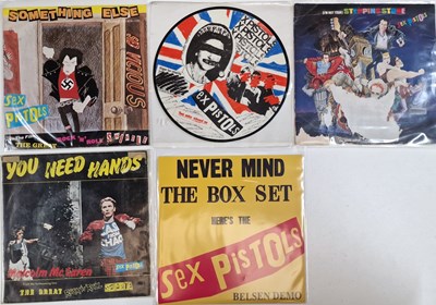 Lot 1033 - SEX PISTOLS - OVERSEAS/ PRIVATE 7" PACK