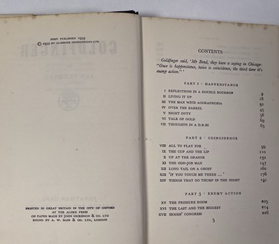 Lot 92 - IAN FLEMING - JAMES BOND - GOLDFINGER (1959) UK FIRST EDITION.
