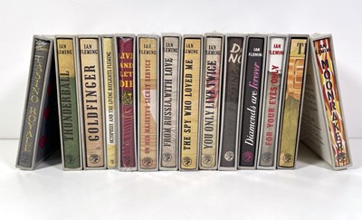 Lot 37 - IAN FLEMING - JAMES BOND - A FULL SET OF FACSIMILE JONATHAN CAPE FIRST EDITION BOOKS.