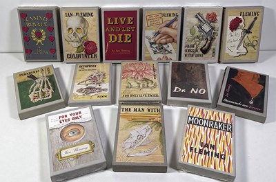Lot 37 - IAN FLEMING - JAMES BOND - A FULL SET OF FACSIMILE JONATHAN CAPE FIRST EDITION BOOKS.