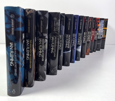Lot 39 - IAN FLEMING - JAMES BOND - A FULL SET OF PENGUIN VIKING PUBLISHED HARD COVER BOOKS.