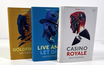 Lot 43 - IAN FLEMING - JAMES BOND - THREE VINTAGE CLASSICS HARDCOVER EDITIONS.