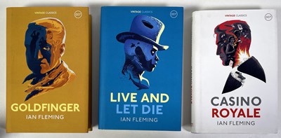 Lot 43 - IAN FLEMING - JAMES BOND - THREE VINTAGE CLASSICS HARDCOVER EDITIONS.